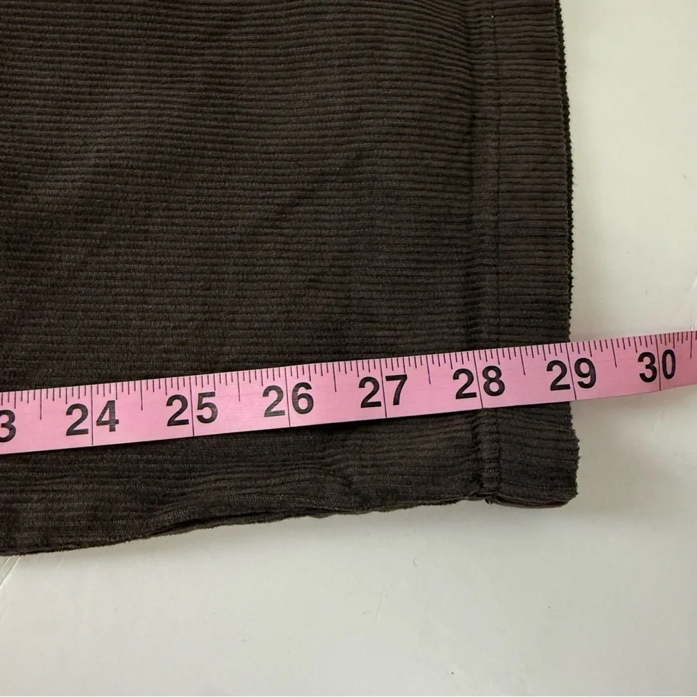 Cotton On Elastic Worker Pants Mens 2XL Brown High Rise Corduroy Drawstring